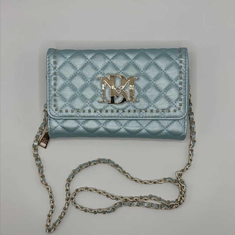 NWT Badgley Mischka Small Quilted Crossbody Bag
